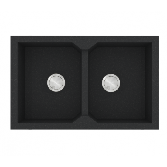 Νεροχύτης Γρανιτένιος Sanitec Ultra Granite 818 86 2B Βαρέως Τύπου 86x50 Grafite Νεροχύτης Γρανιτένιος Sanitec Ultra Granite 818 86 2B Βαρέως Τύπου 86x50 Grafite